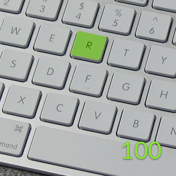Exercise for 100 words with the letter 'r'