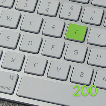 Exercise for 200 words with the letter 't'