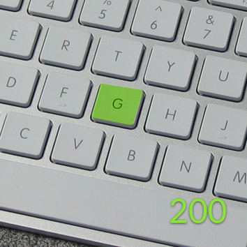 Exercise for 200 words with the letter 'g'
