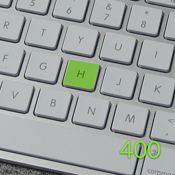 Exercise for 400 words with the letter 'h'